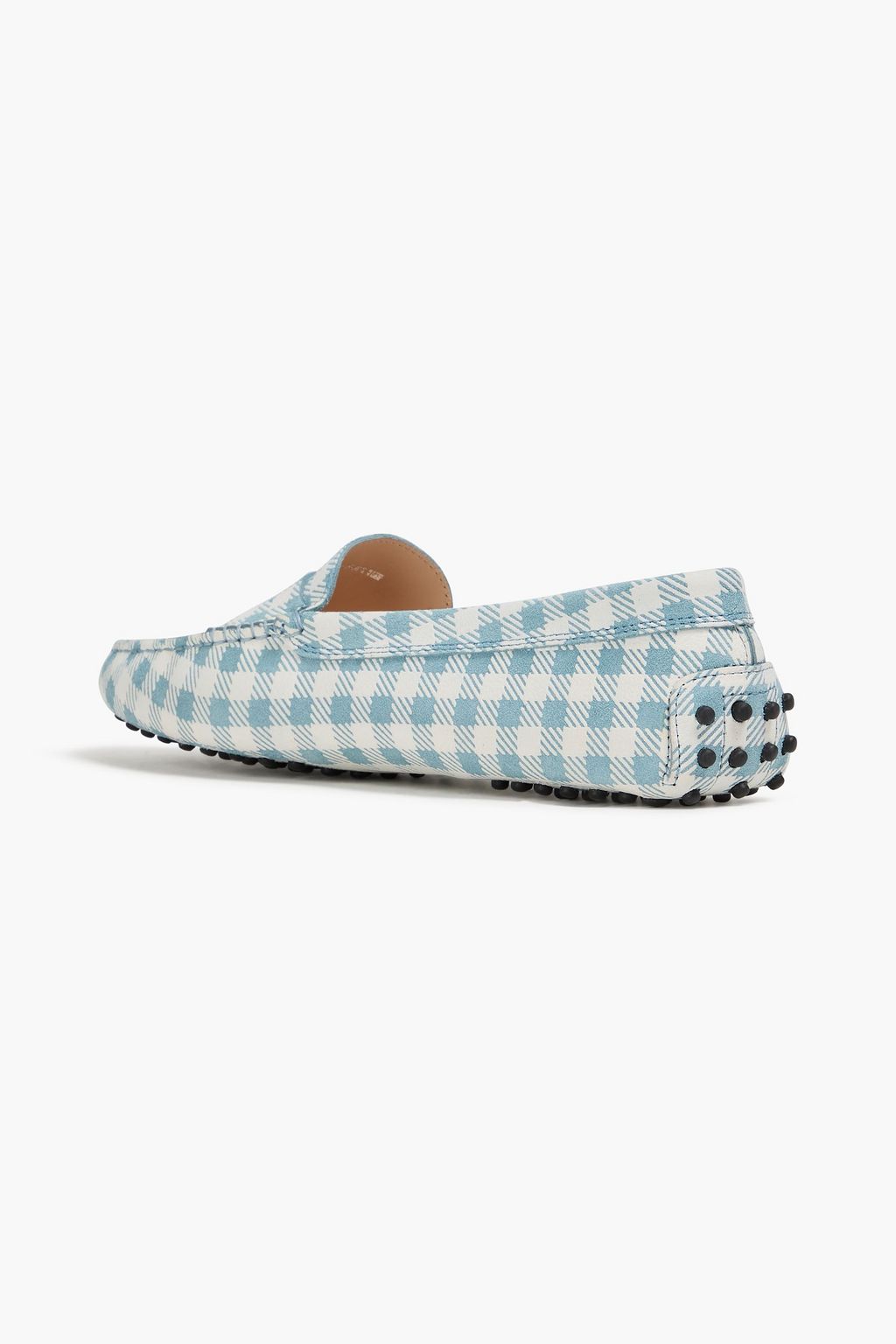 TOD'S レザー ローファー ギンガム