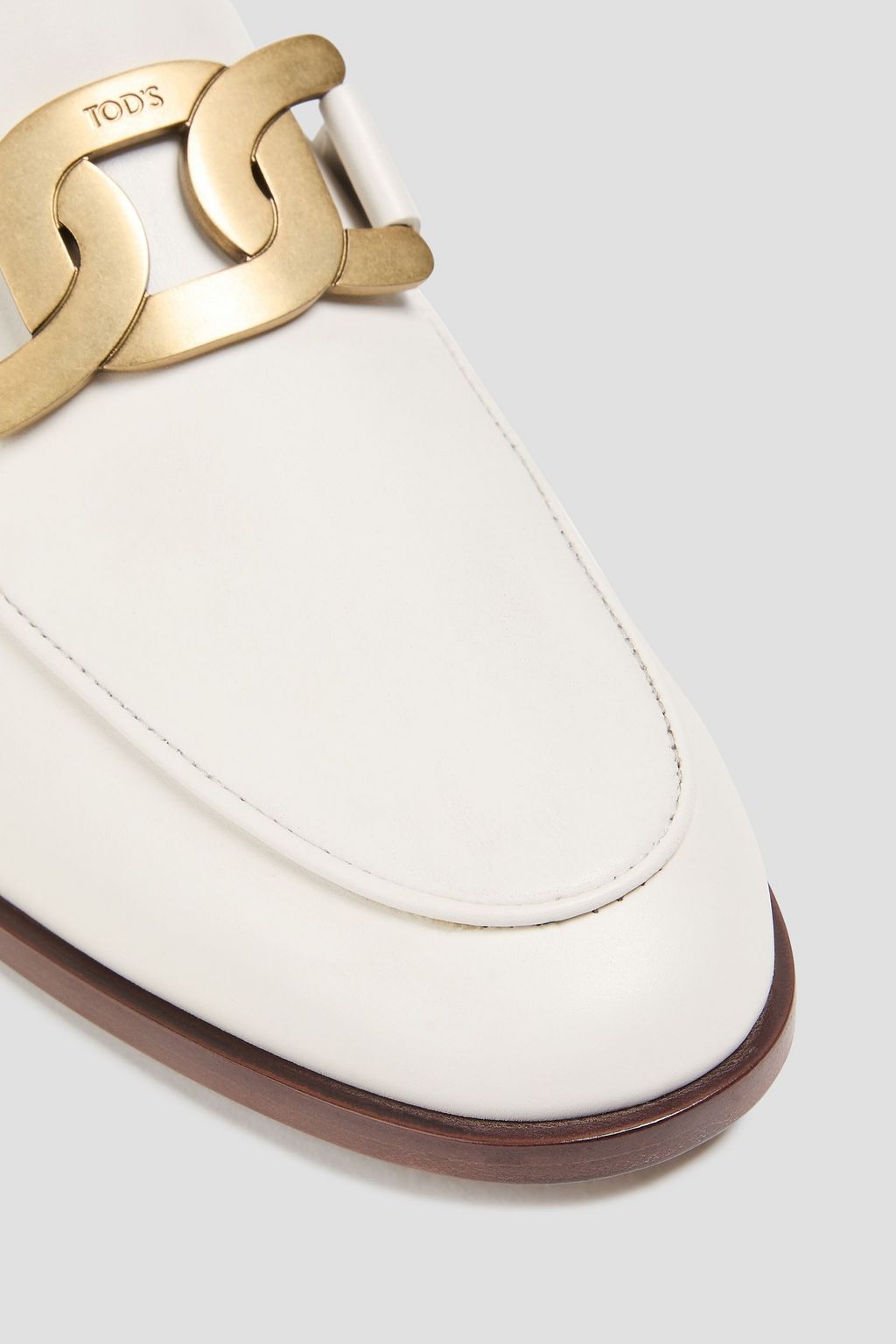 TOD'S Embellished leather ankle boots