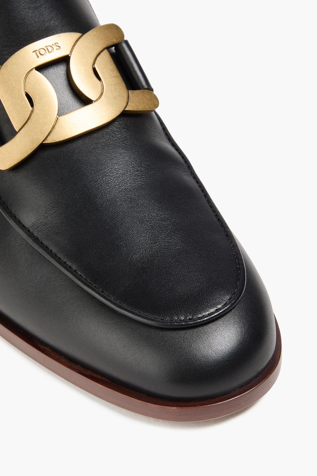 TOD'S Embellished leather ankle boots