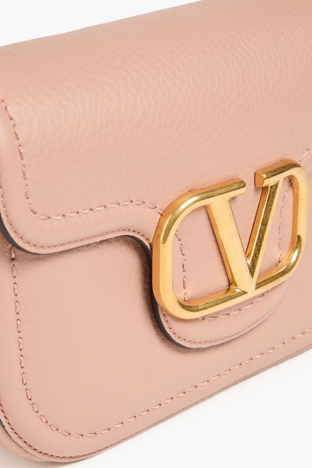 VALENTINO GARAVANI Alltime pebbled-leather shoulder bag
