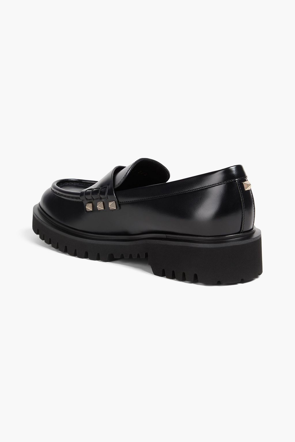 VALENTINO GARAVANI Rockstud leather loafers