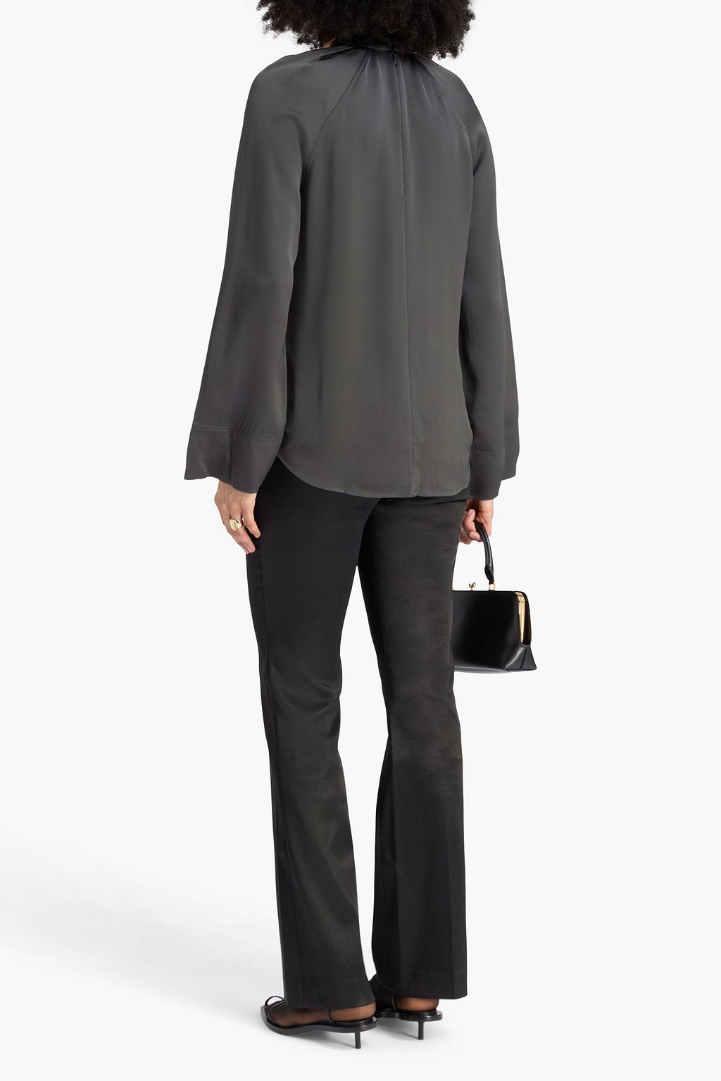 TOTEME Bluse aus glänzendem Crêpe