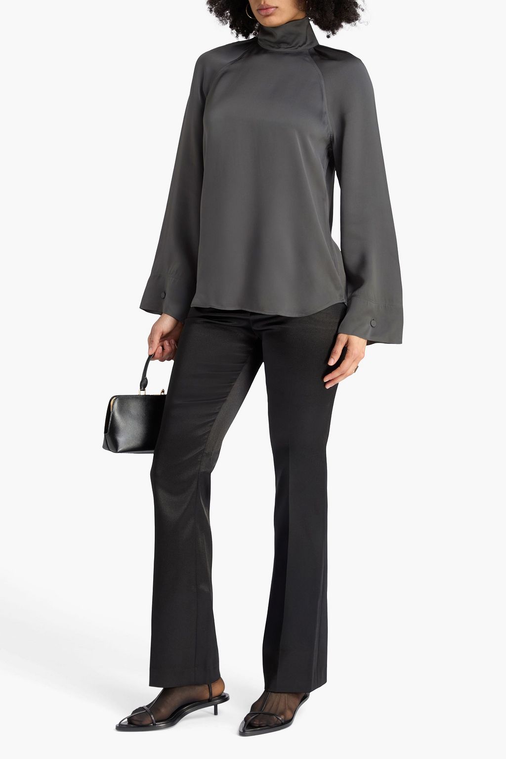 TOTEME Bluse aus glänzendem Crêpe