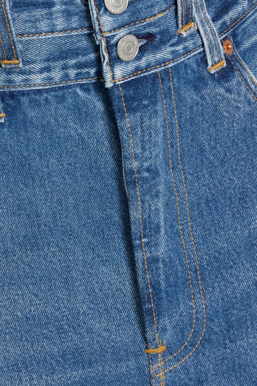 RE/DONE WITH LEVI'S Denim mini skirt