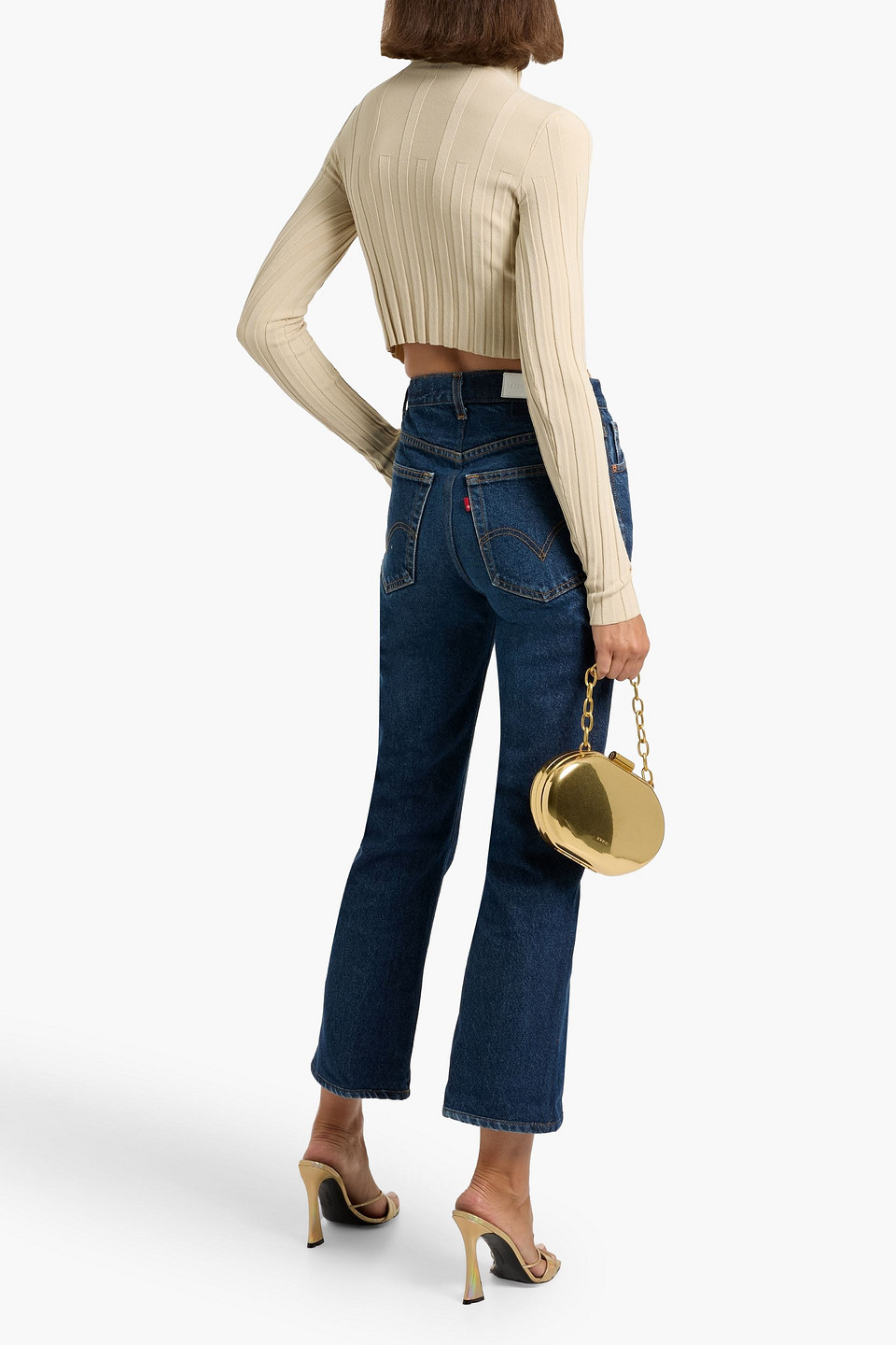 Re/done With Levi's High-rise Straight-leg Jeans