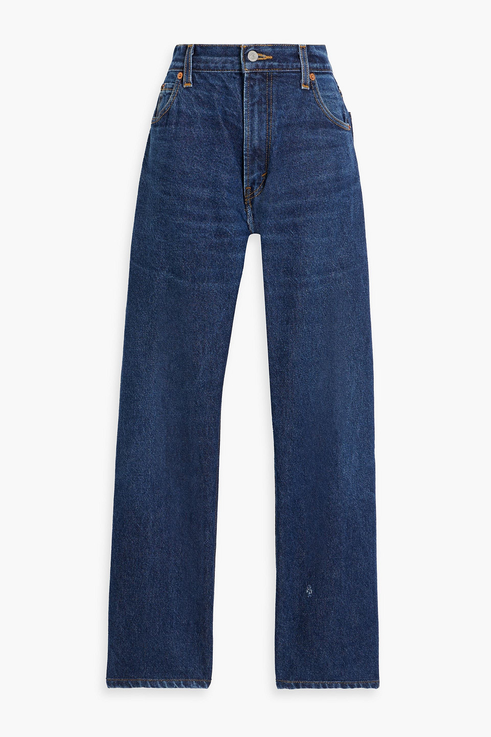 Re/done With Levi's High-rise Straight-leg Jeans