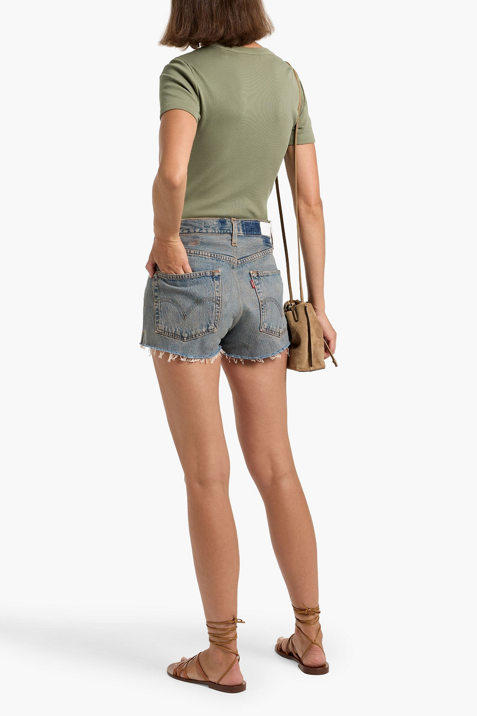 Re/done With Levi's Denim Shorts