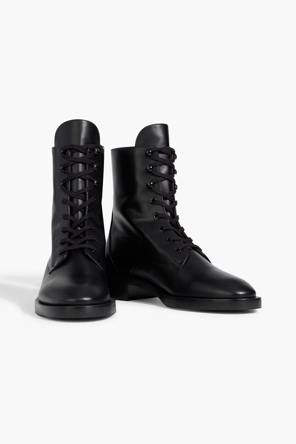 STUART WEITZMAN Sondra leather combat boots