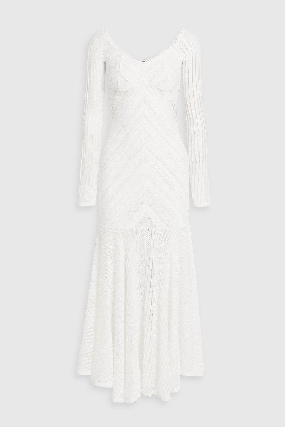 Charo Ruiz Souley Off-the-shoulder Stretch-lace Maxi Dress