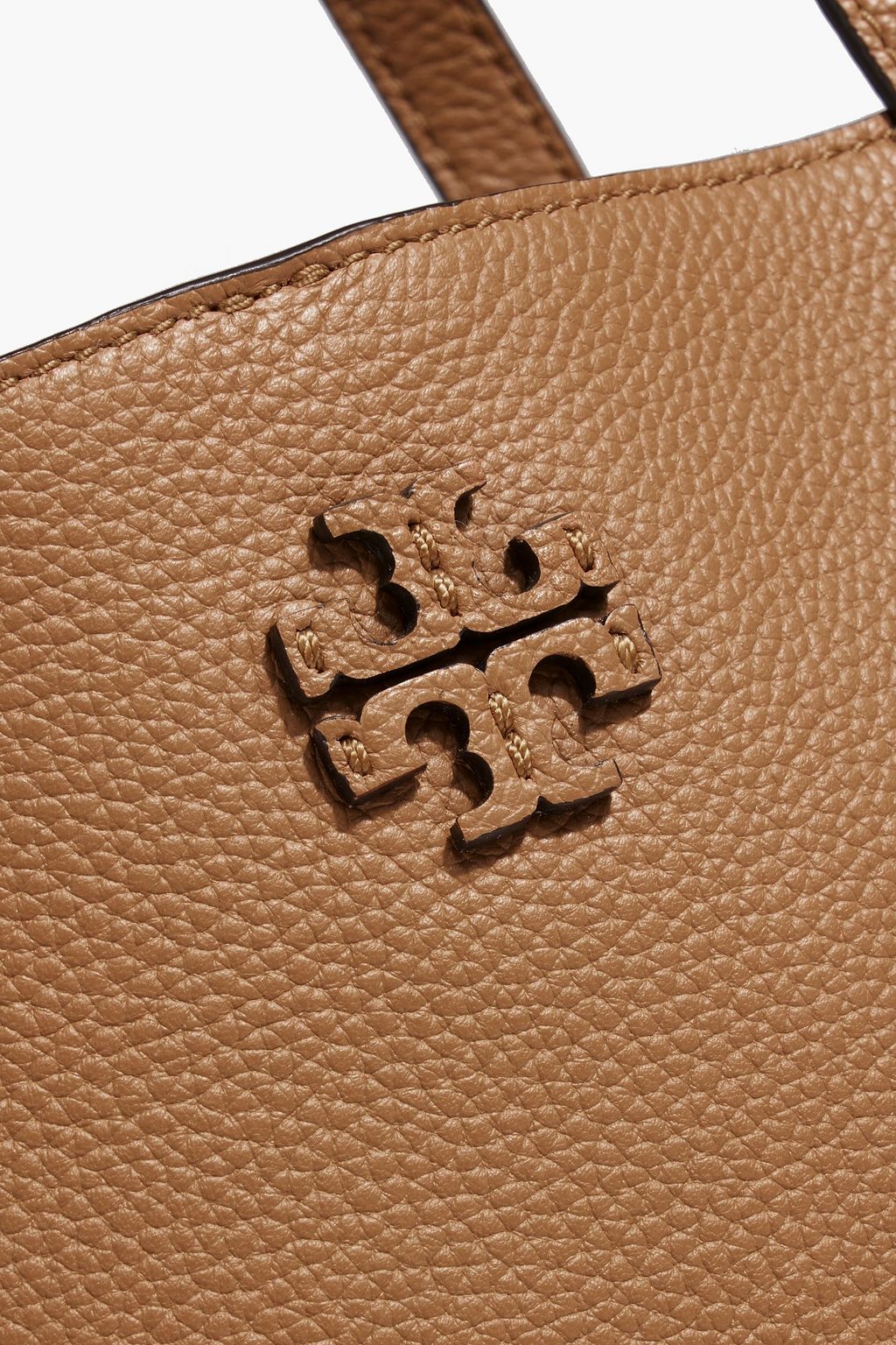 TORY BURCH McGraw pebbled-leather tote
