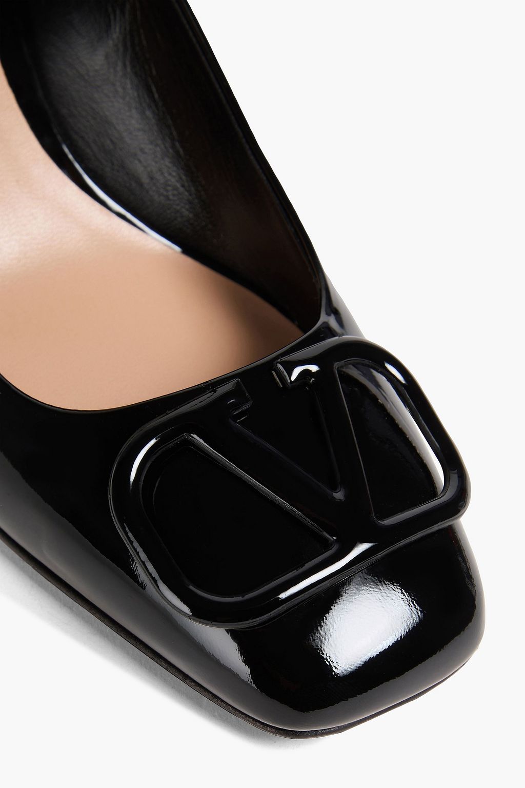 VALENTINO GARAVANI VLOGO patent-leather Mary Jane pumps