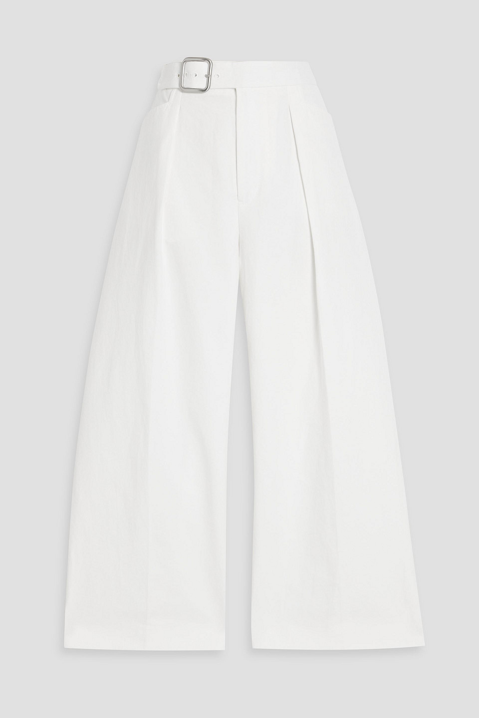 Jil Sander Cropped Cotton Wide-leg Pants