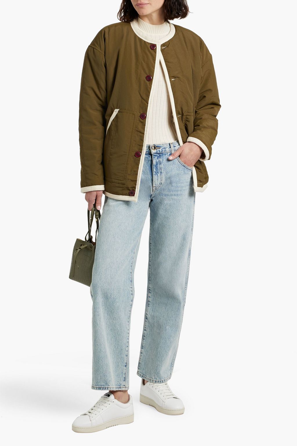 ALEX MILL Polar Bear reversible shell jacket