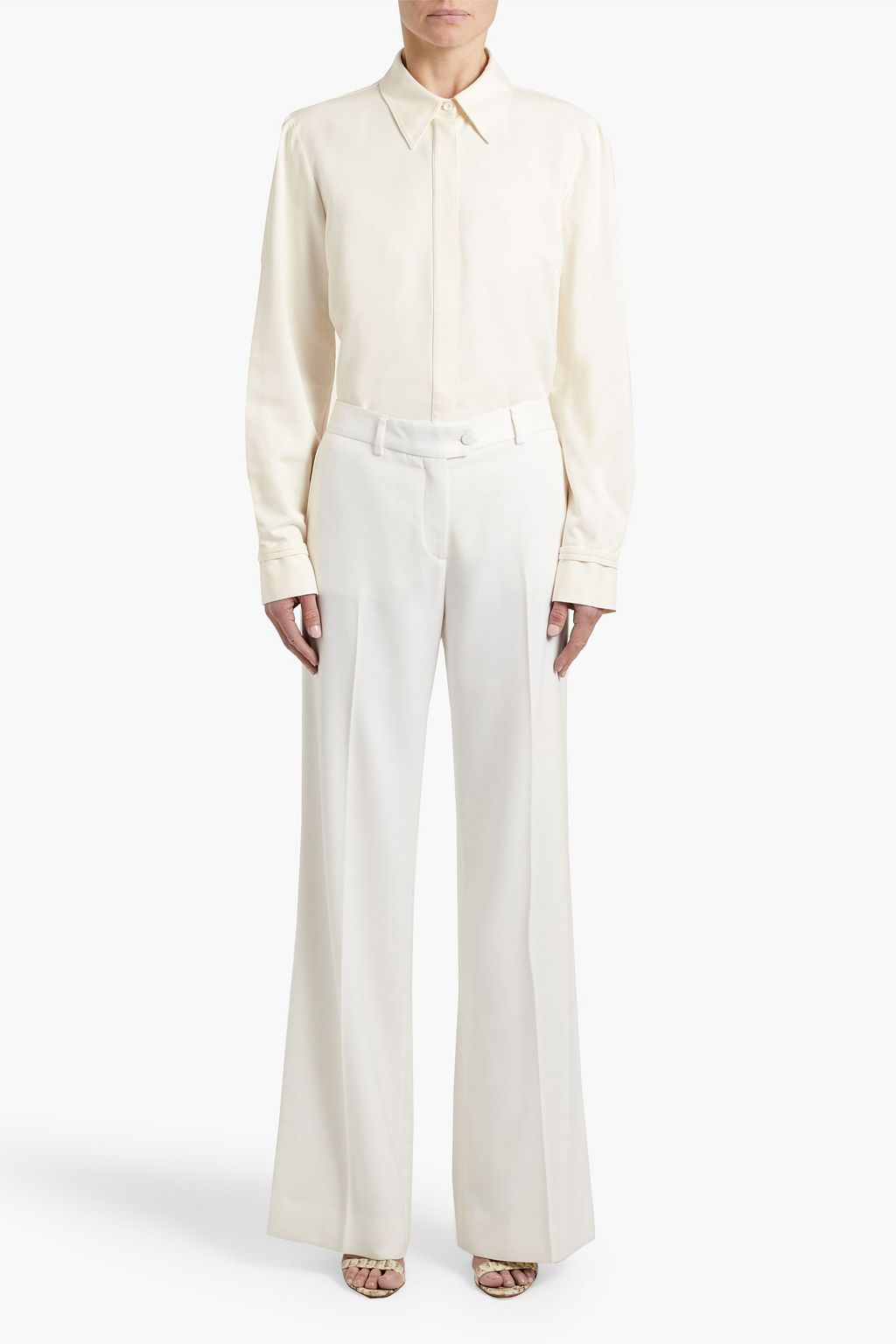 GABRIELA HEARST Cruz silk-twill shirt
