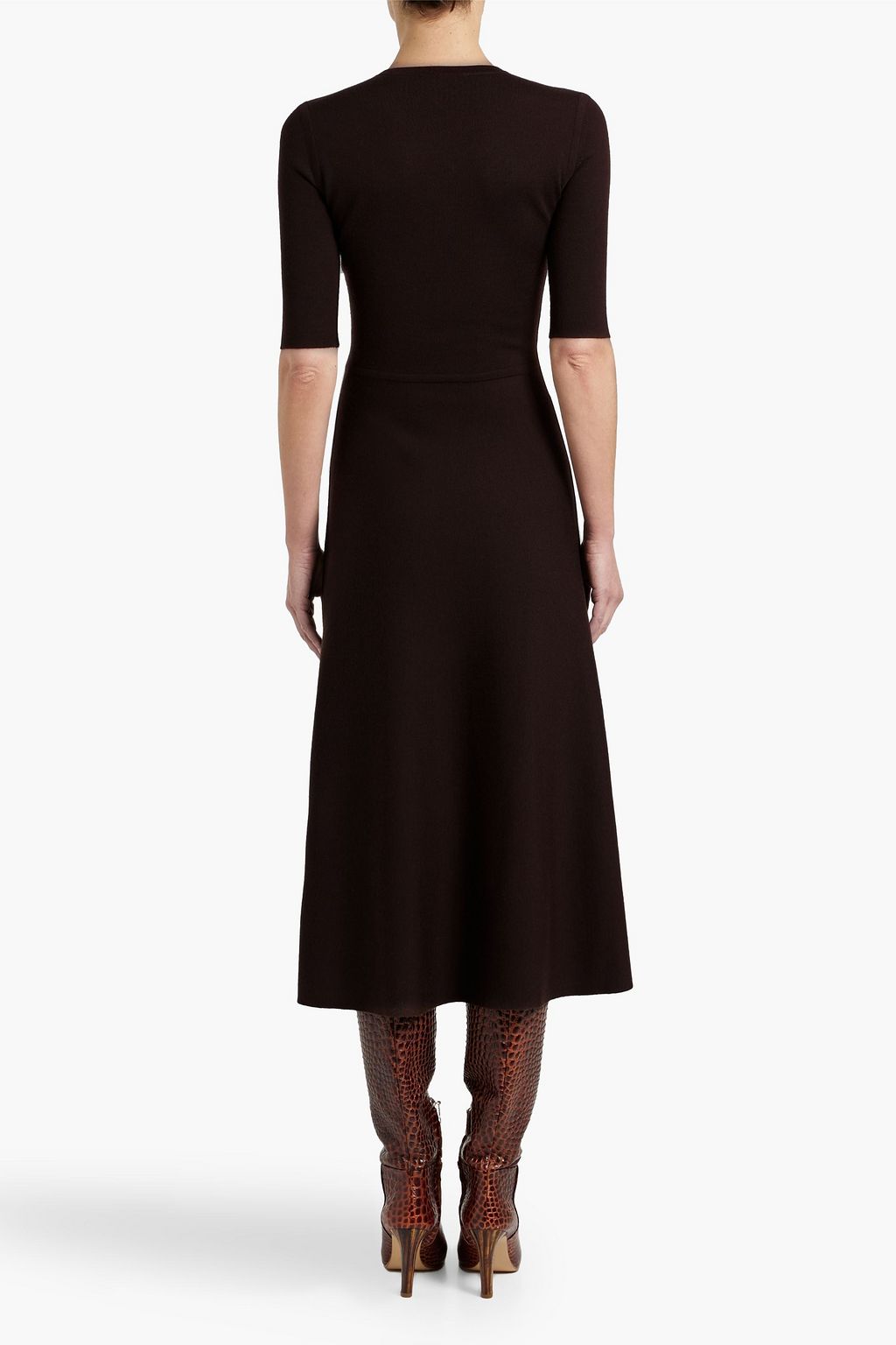 GABRIELA HEARST Seymore wool, cashmere and silk-blend midi dress