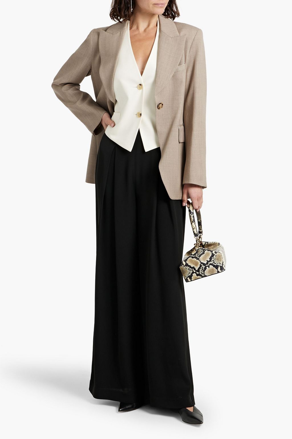 BEARE PARK Wool-twill blazer