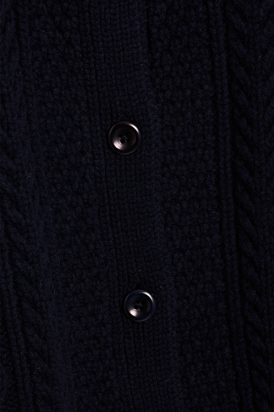Alex Mill Agnes Cable-knit Merino Wool Cardigan In Blue