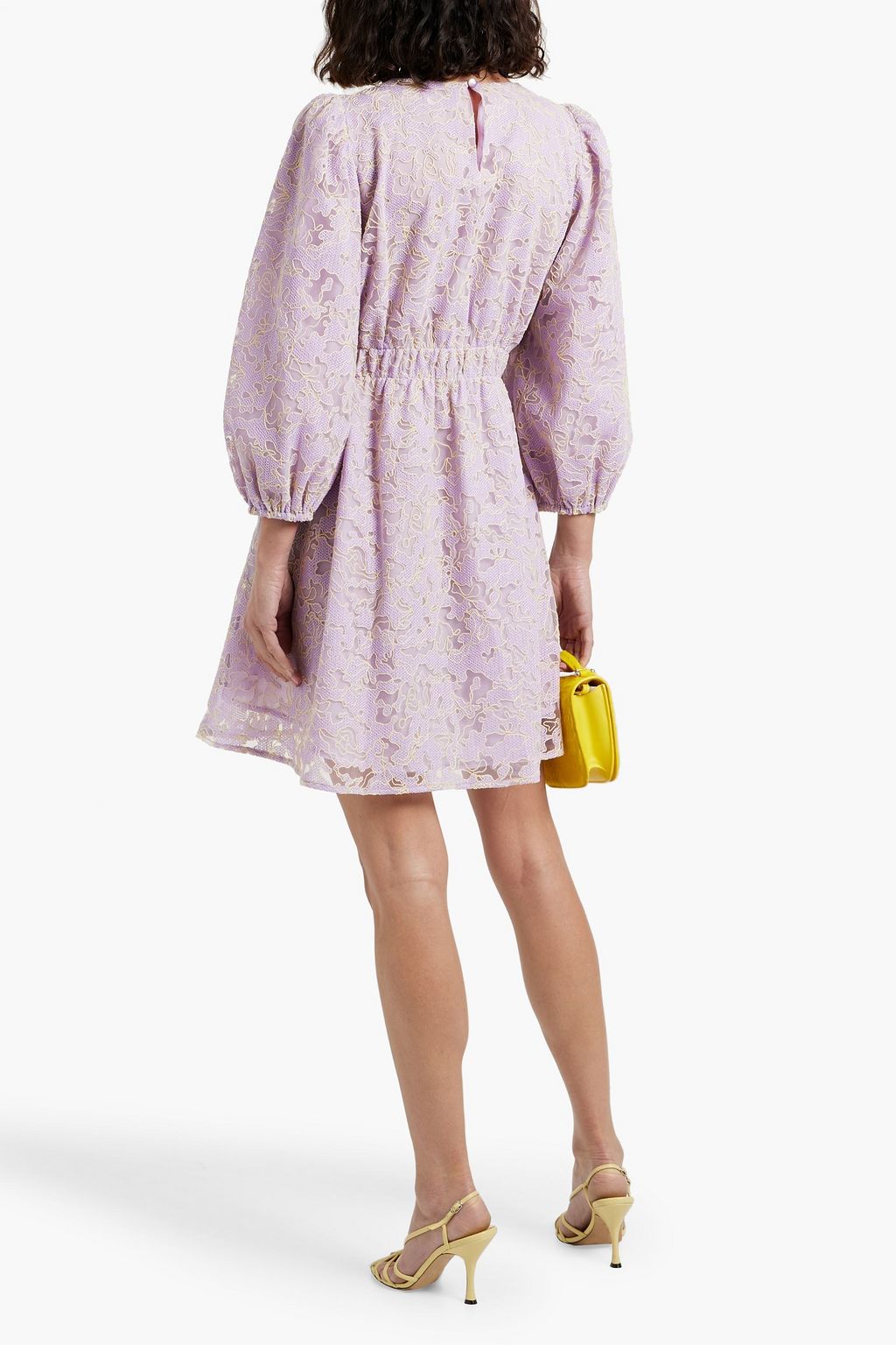 STINE GOYA Nadia embroidered tulle mini dress