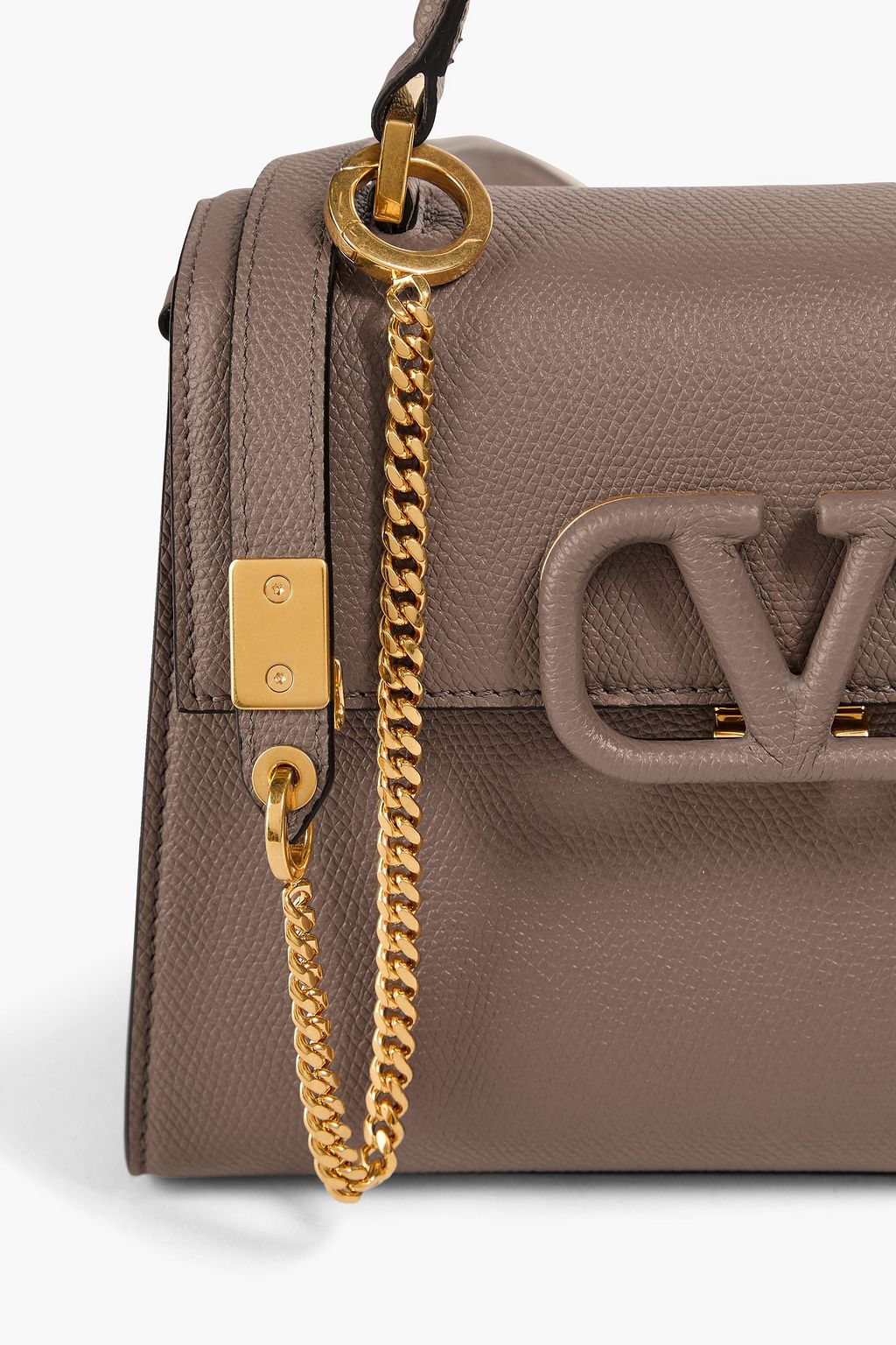 VALENTINO GARAVANI VLOGO textured-leather tote