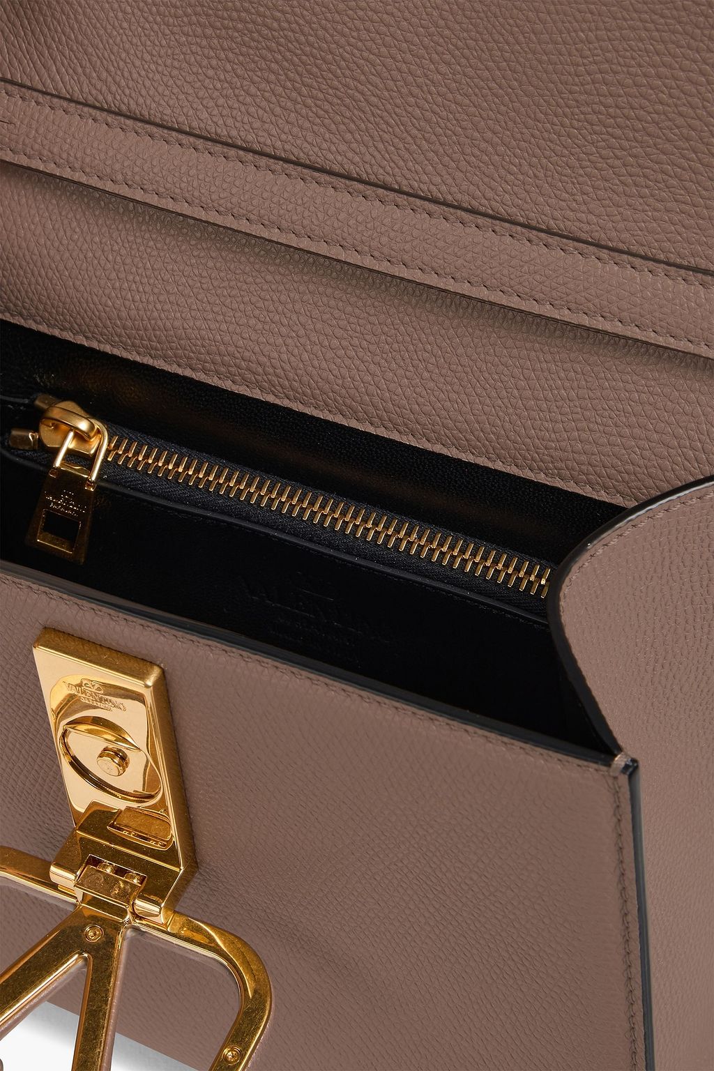 VALENTINO GARAVANI VLOGO textured-leather tote