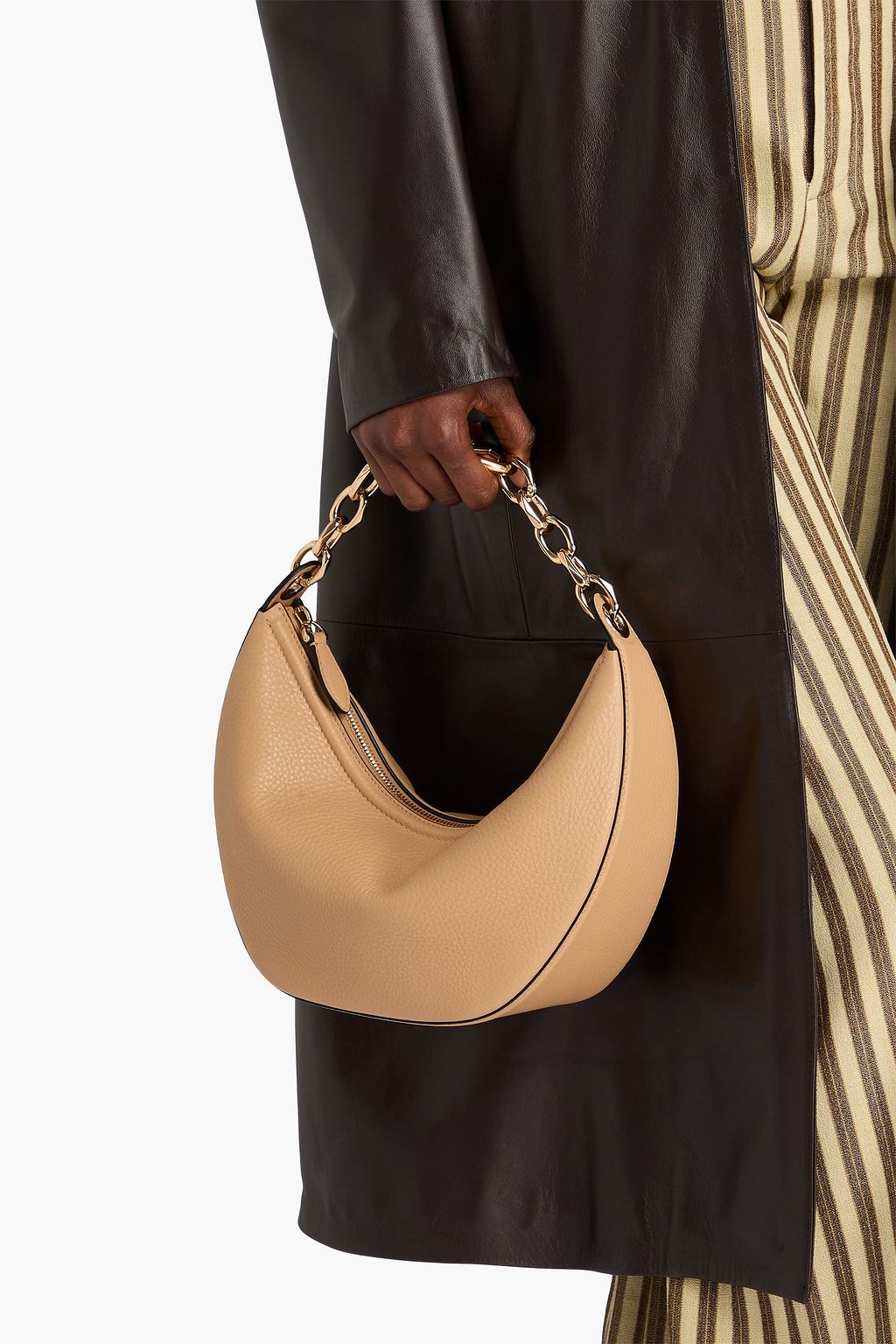 VALENTINO GARAVANI VLOGO Chain leather shoulder bag