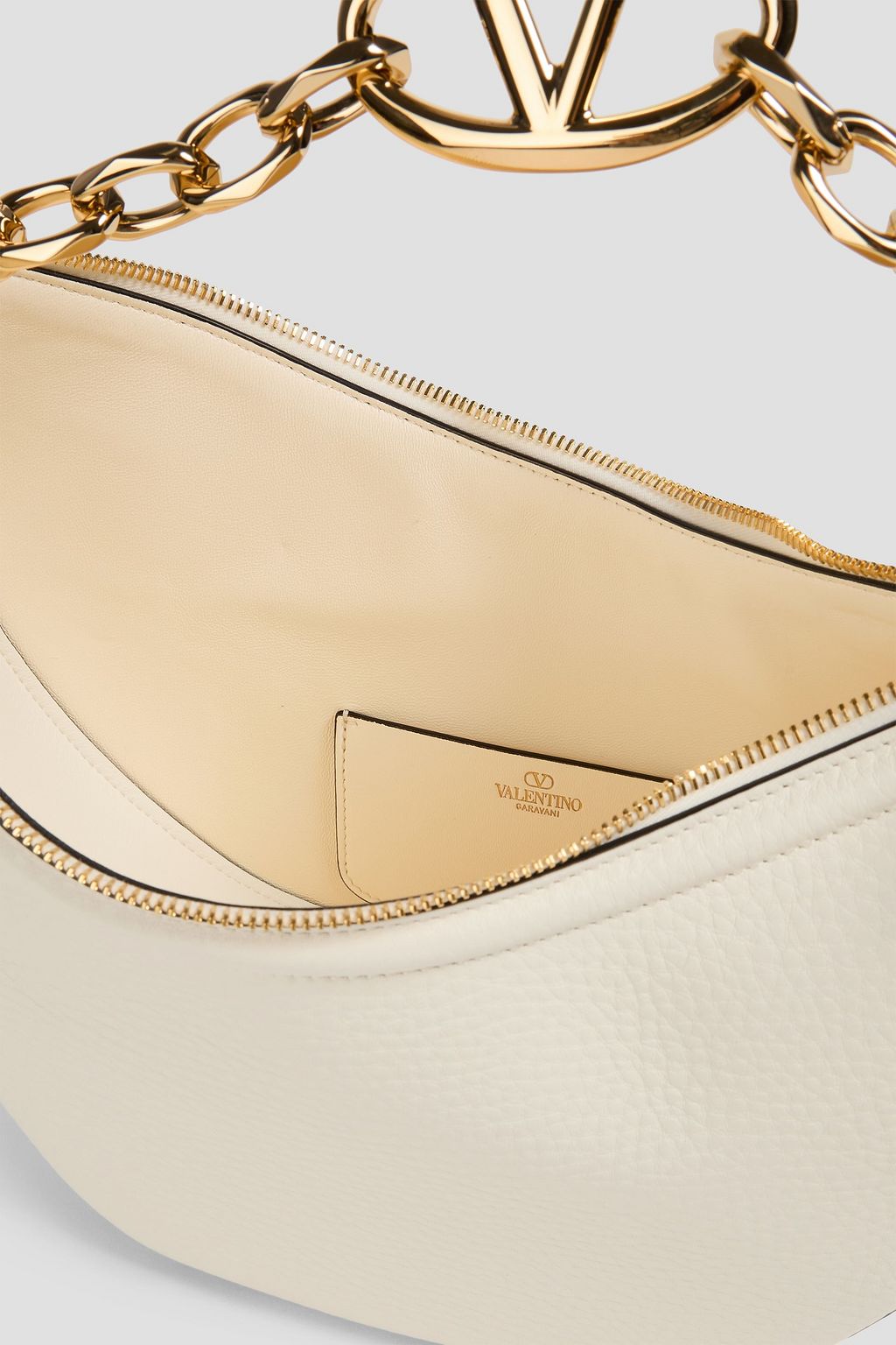 VALENTINO GARAVANI VLOGO Chain leather shoulder bag