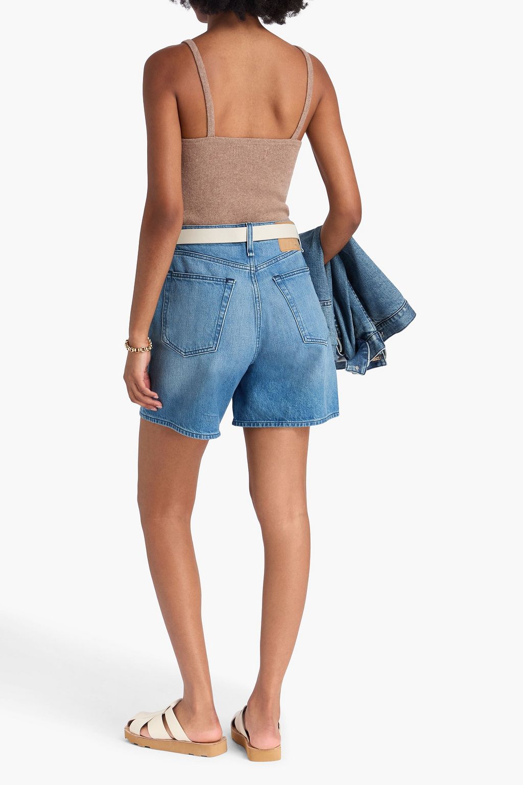 NAADAM Mélange cashmere camisole