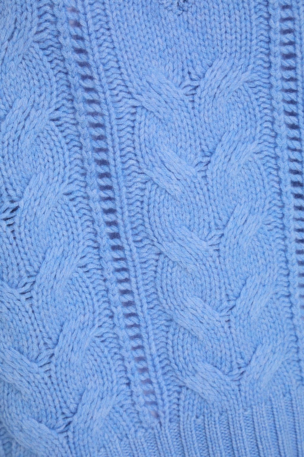 NAADAM Cable-knit wool and cashmere-blend sweater