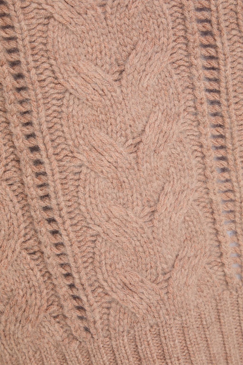 NAADAM Cable-knit wool and cashmere-blend sweater