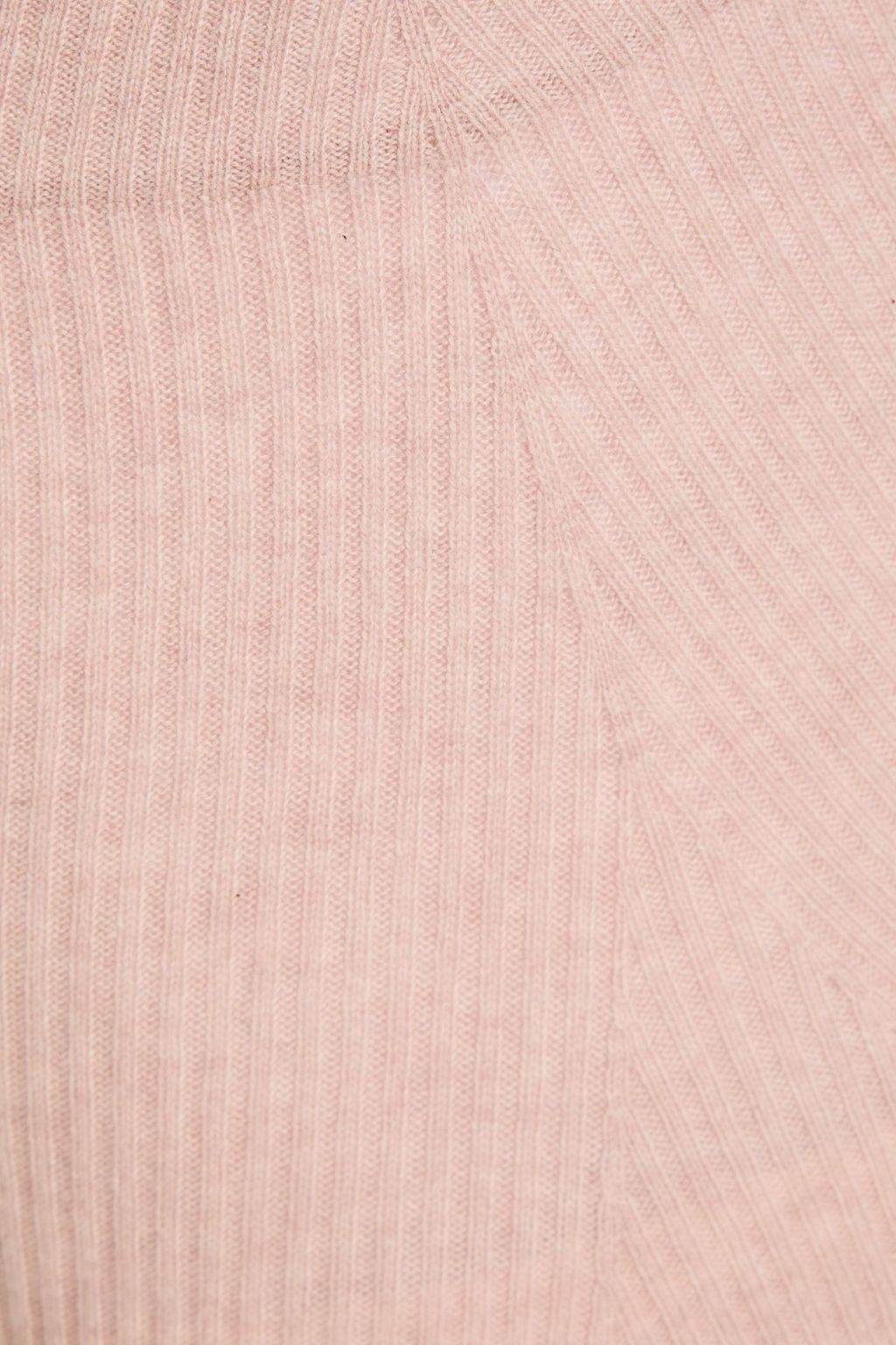 NAADAM Ribbed wool and cashmere-blend midi skirt