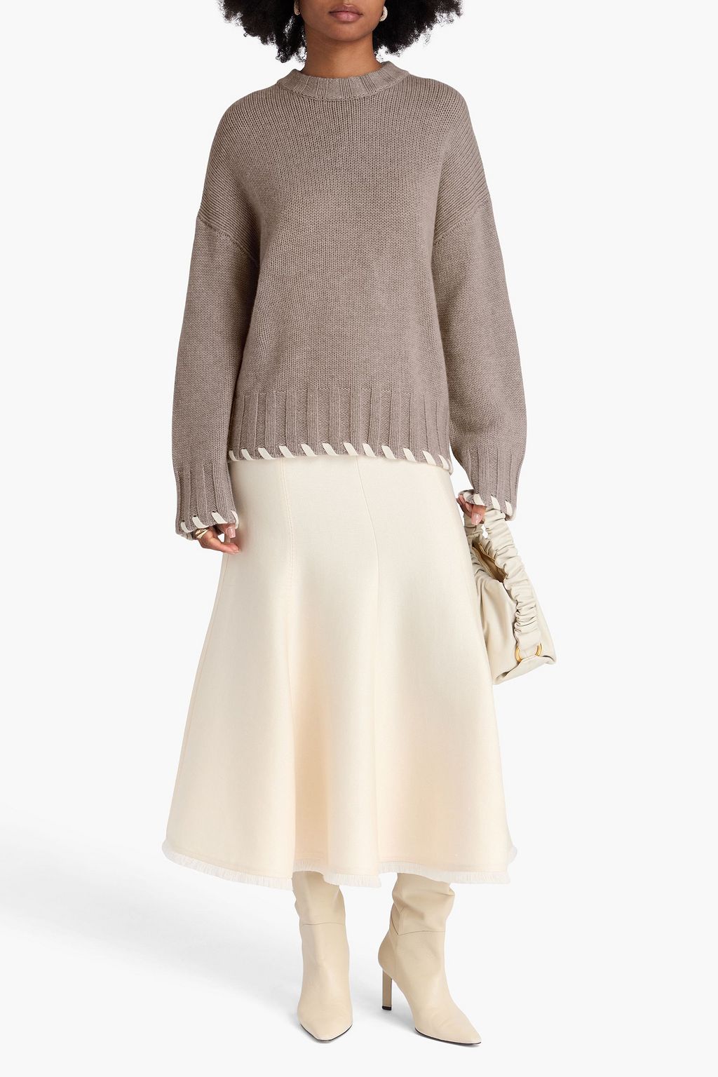 NAADAM Wool and cashmere-blend sweater