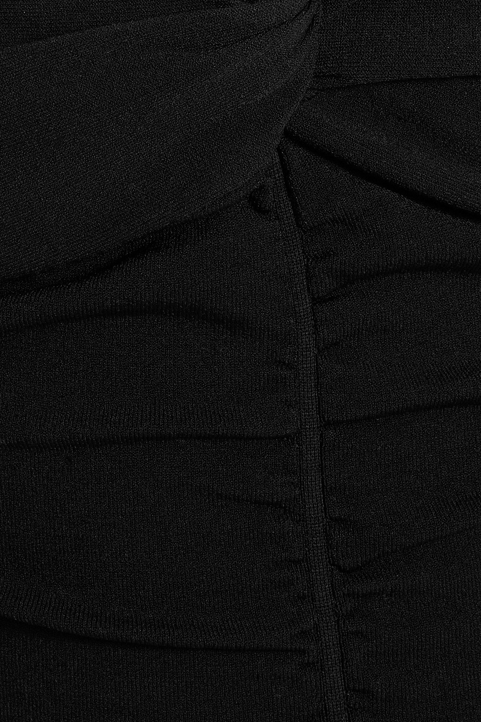 Sandro Off-the-shoulder Twisted Stretch-knit Bodysuit