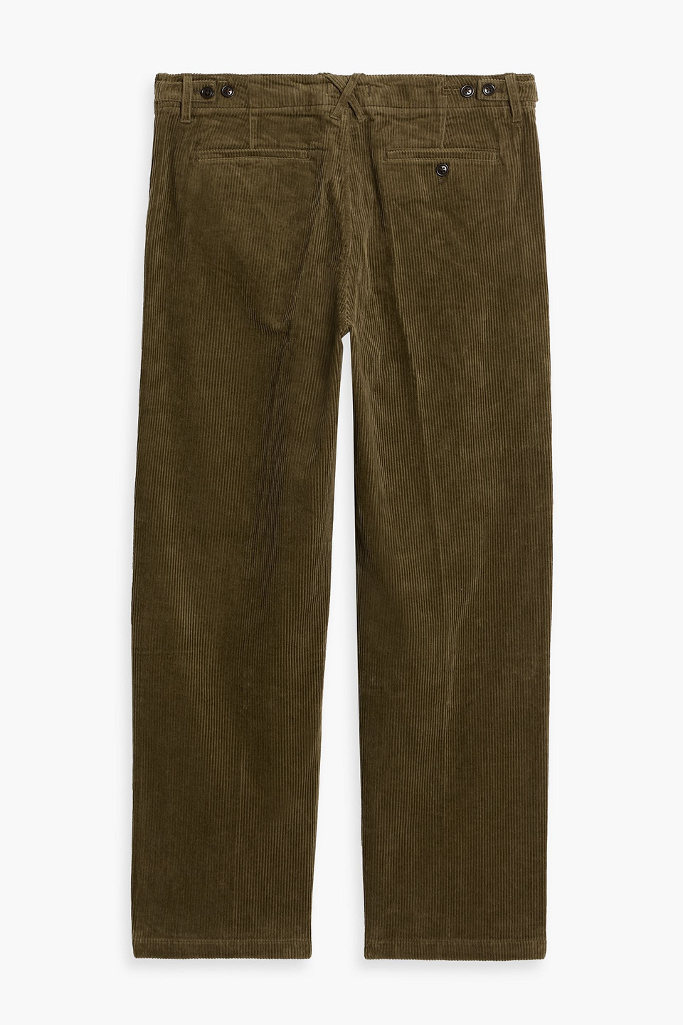 Alex Mill Cotton-corduroy Pants In Green