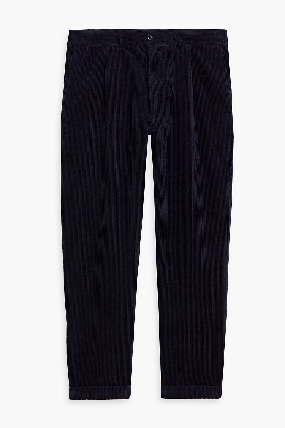 Alex Mill Tapered Cotton-corduroy Pants In Blue