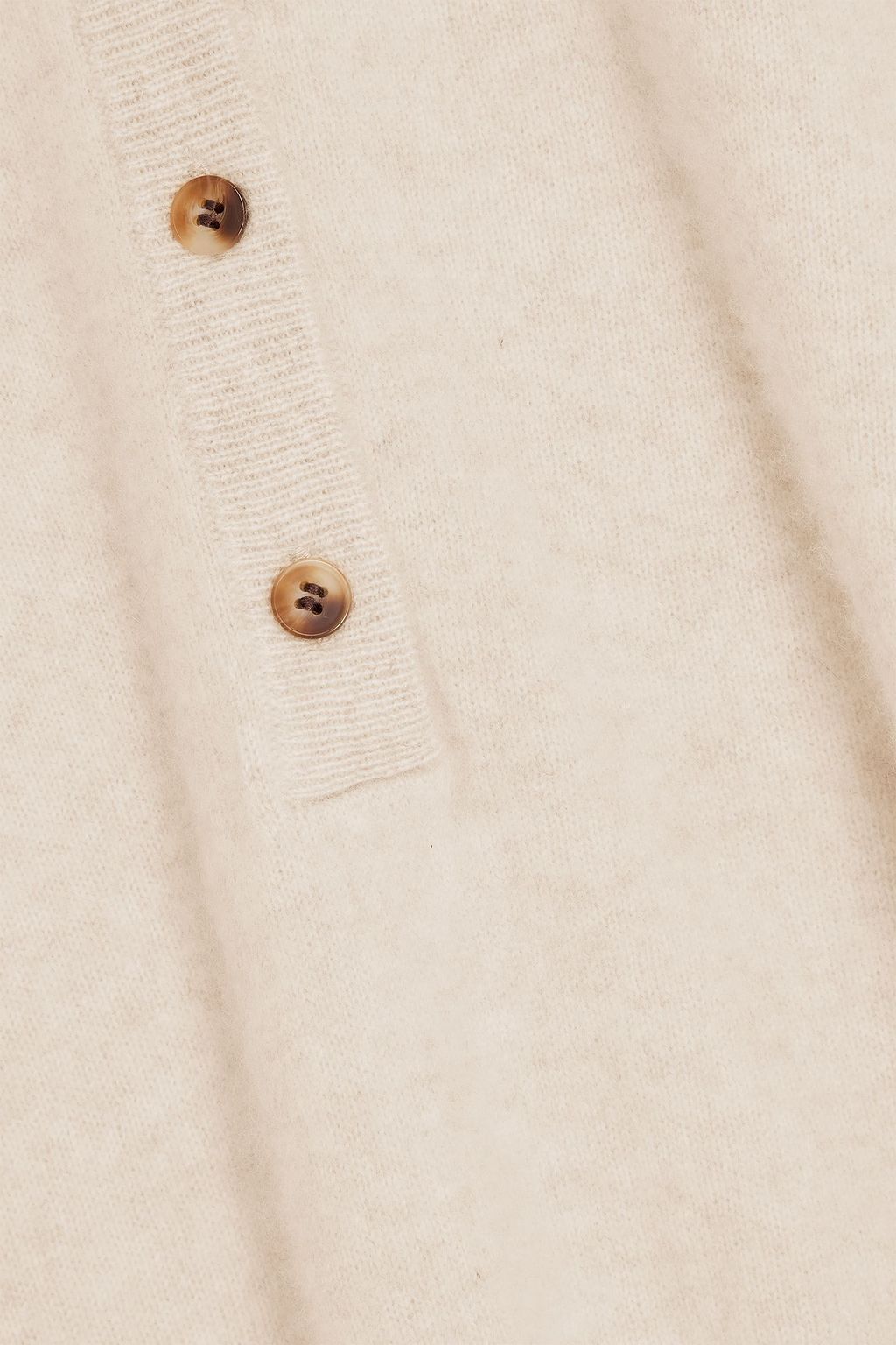 NAADAM Mélange cashmere polo sweater
