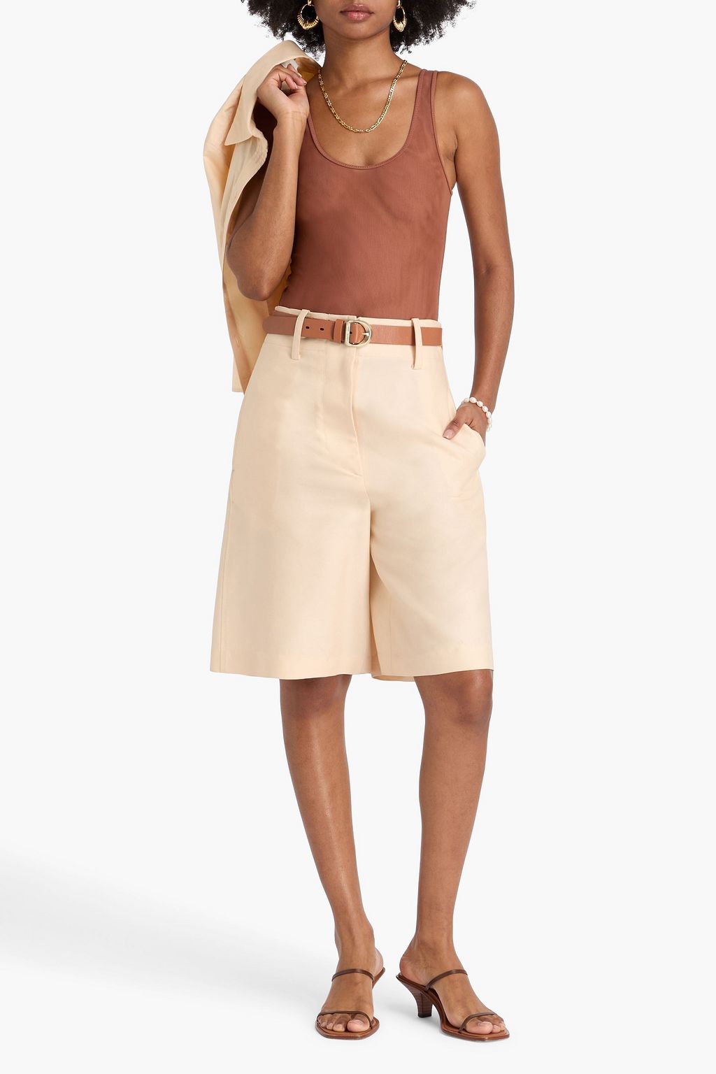 ZIMMERMANN ストレッチメッシュ ボディスーツ