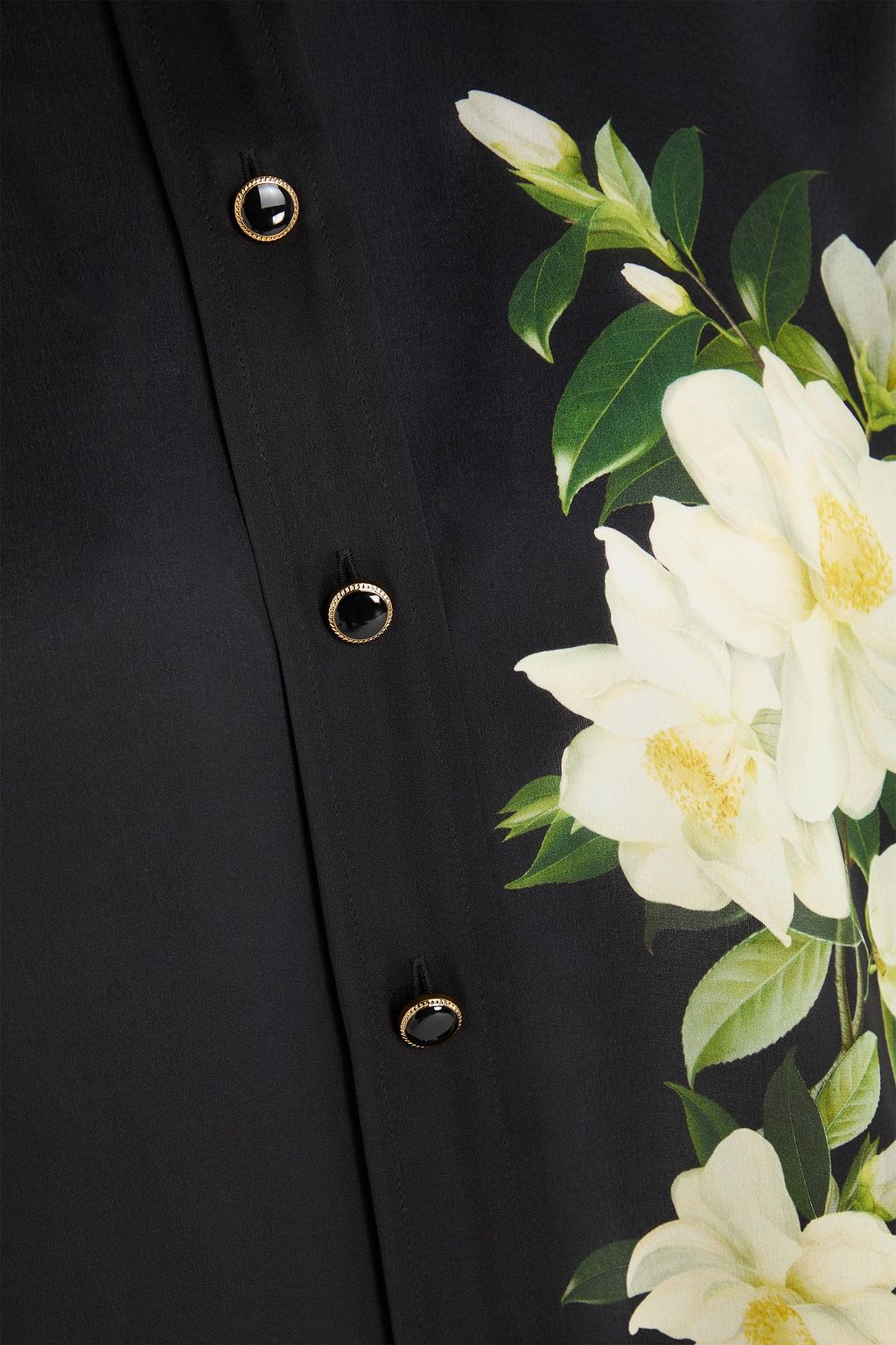ZIMMERMANN Hemd aus Habotai-Seide mit floralem Print