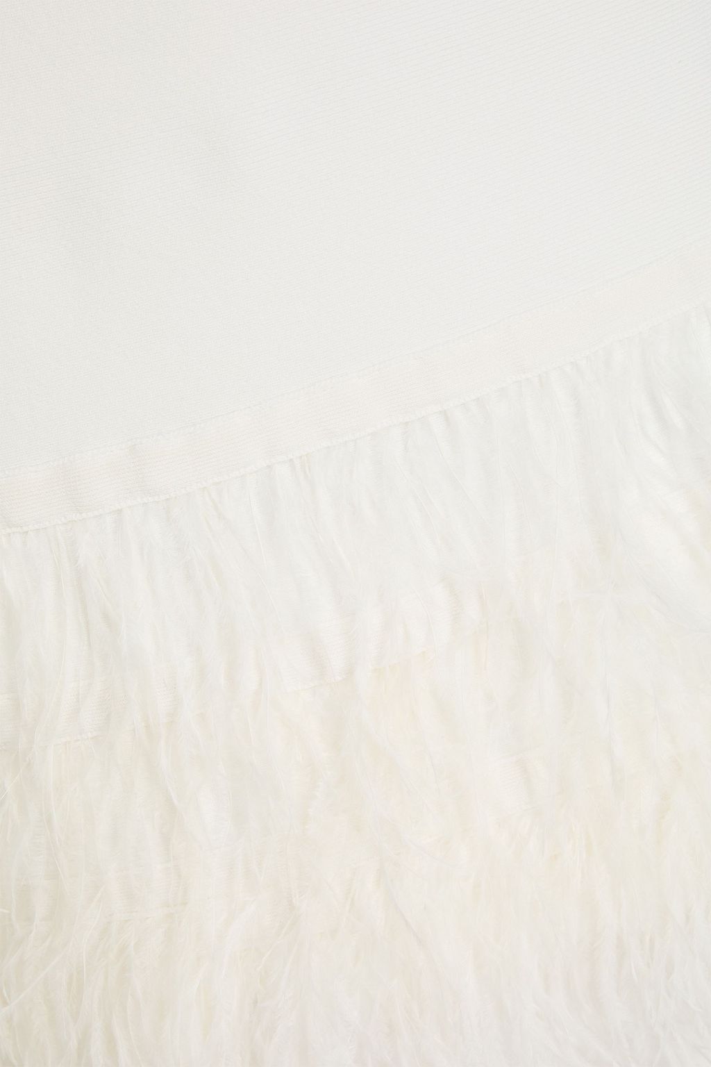 STAUD Mini-Strickkleid mit Federn