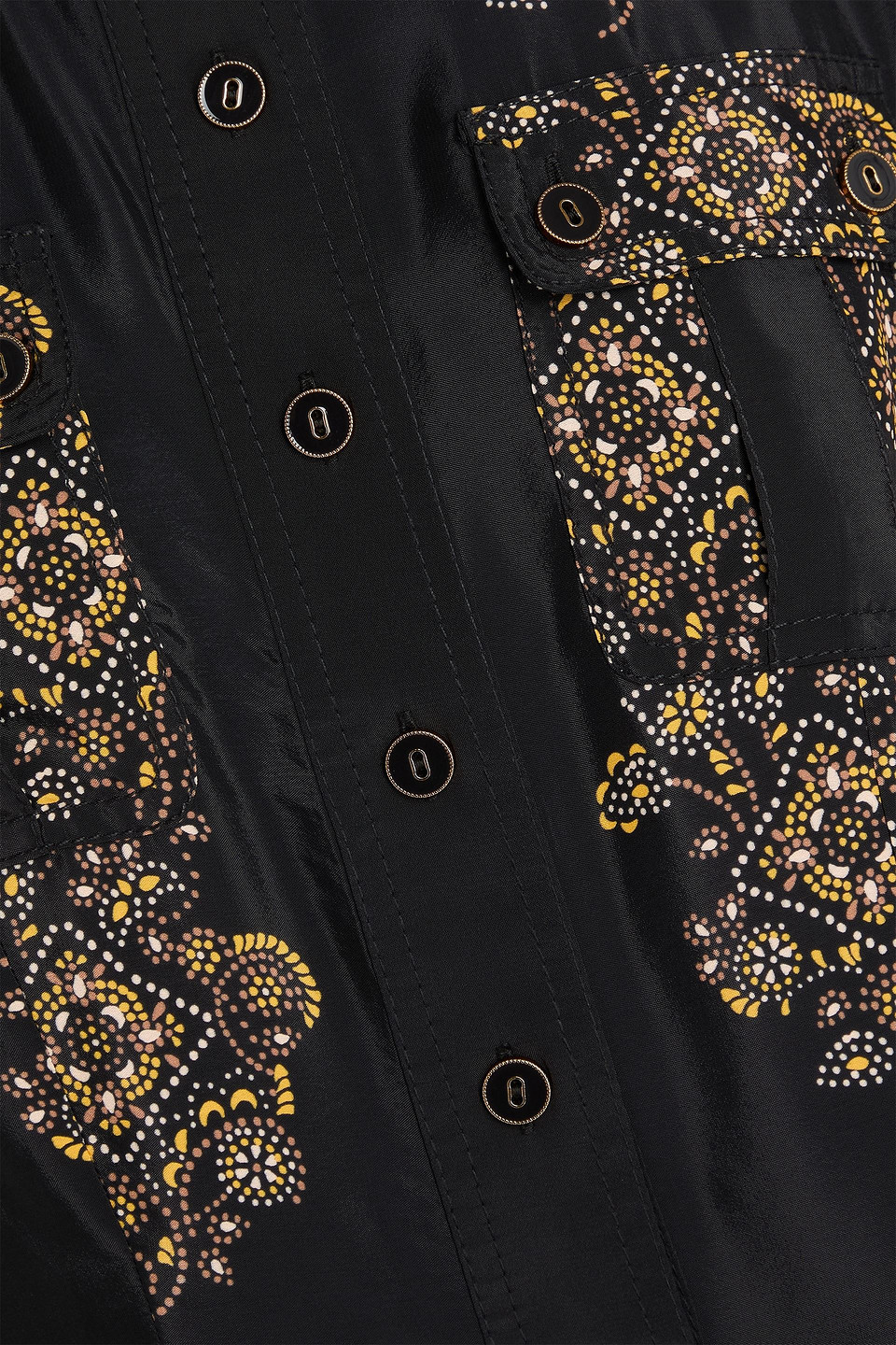Zimmermann Printed Crepe De Chine Shirt