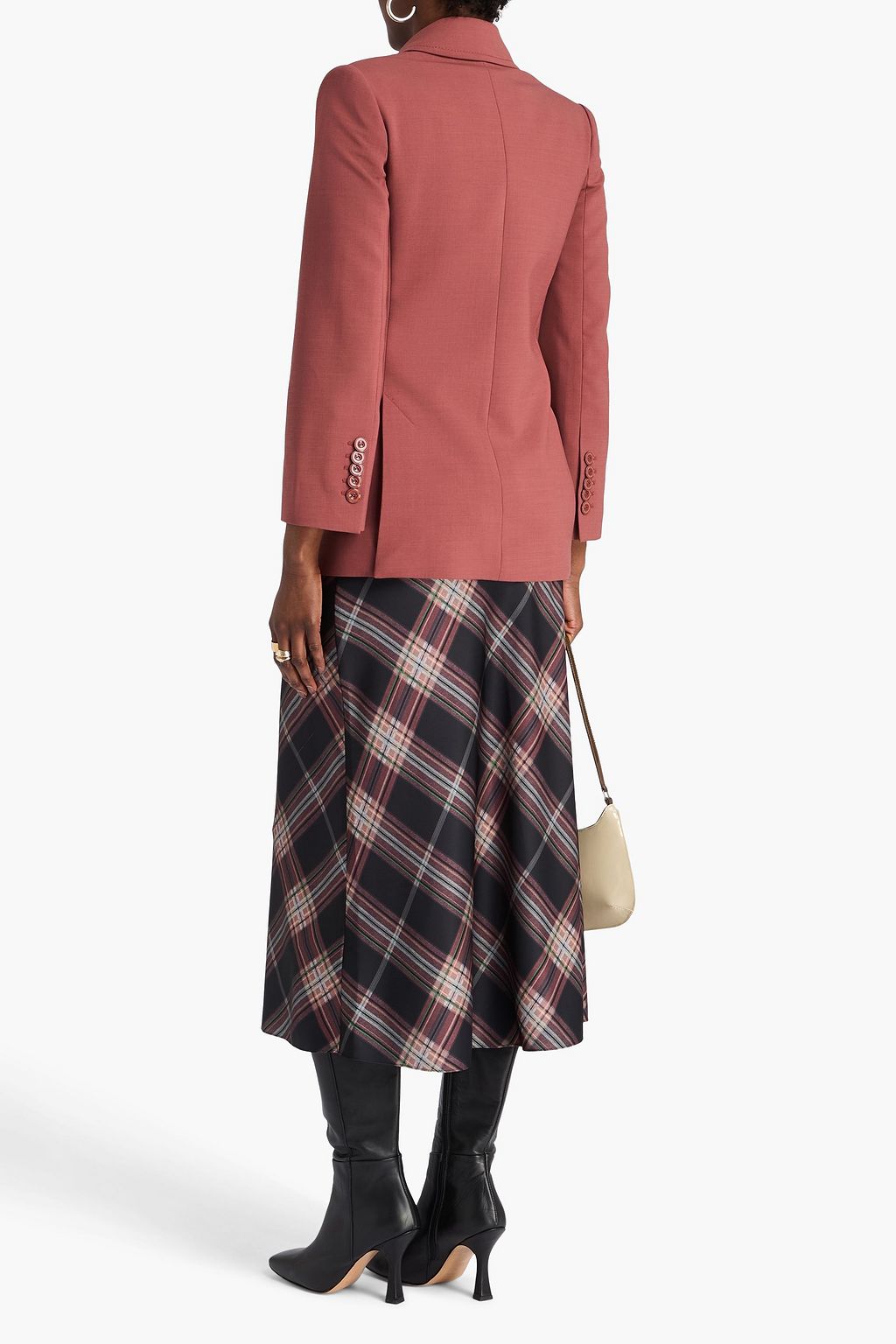 ZIMMERMANN クレープ ダブルブレストブレザー