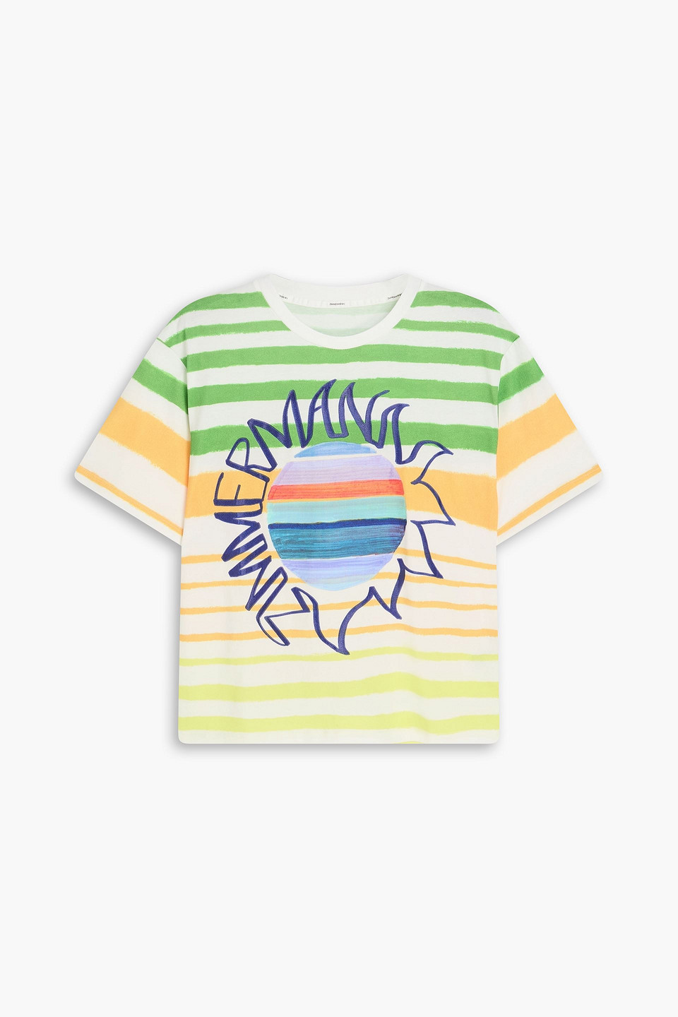 Zimmermann Printed Cotton-jersey T-shirt