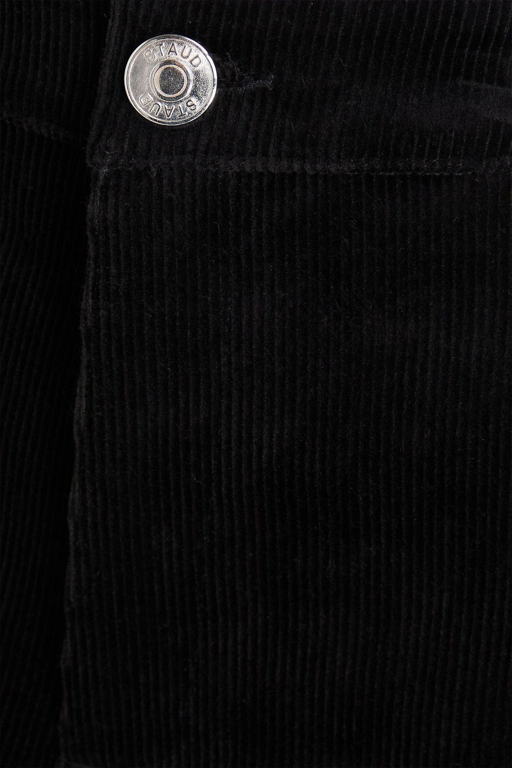 STAUD コットン混コーデュロイ ワイドレッグパンツ