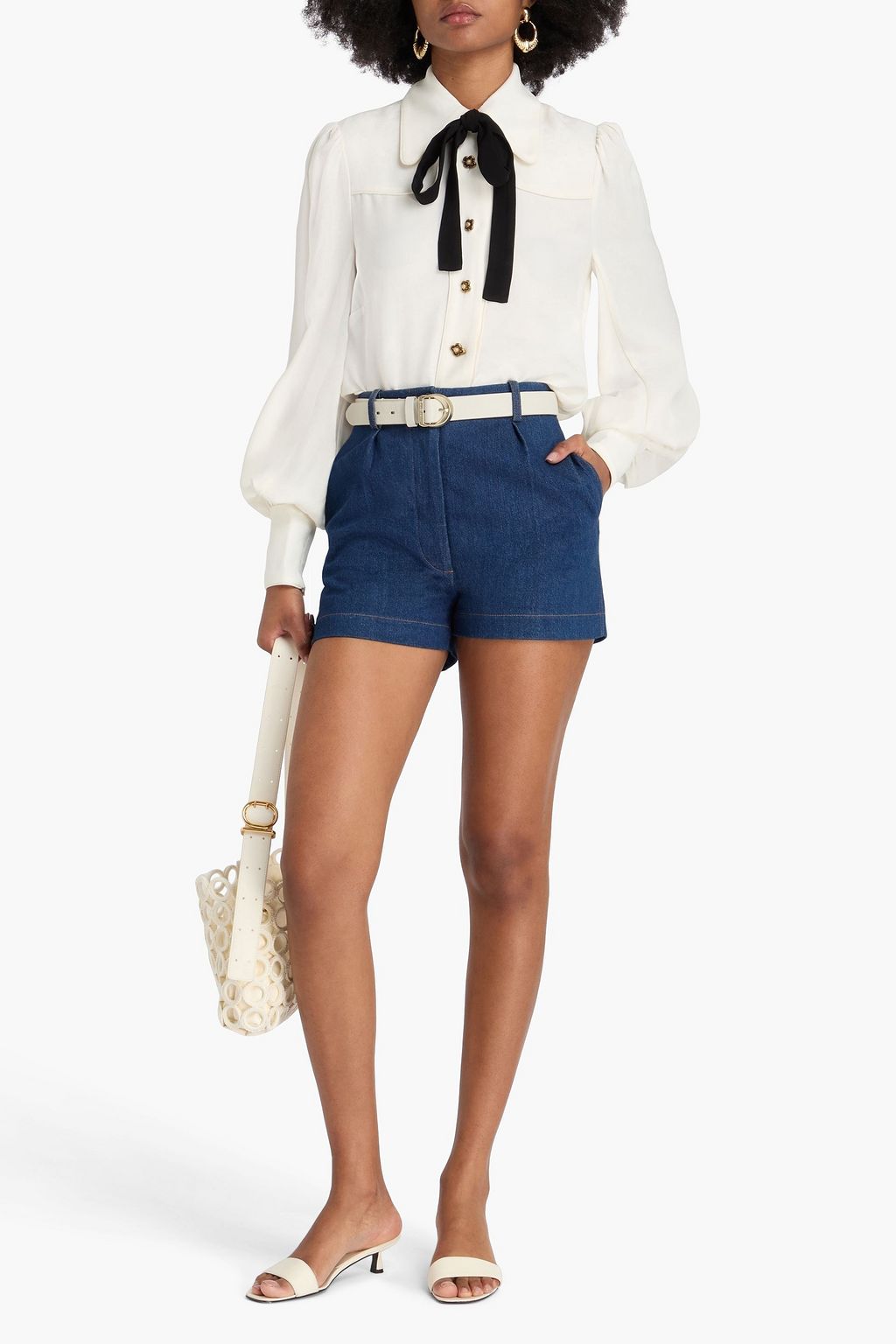 ZIMMERMANN クレープ シャツ