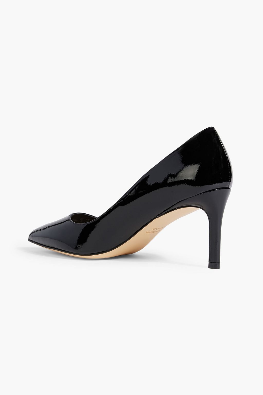 STUART WEITZMAN Leigh 75 patent-leather pumps
