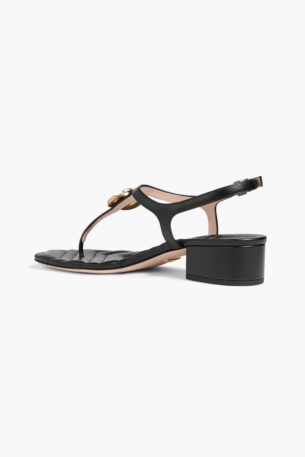 GUCCI GG Marmont leather slingback sandals