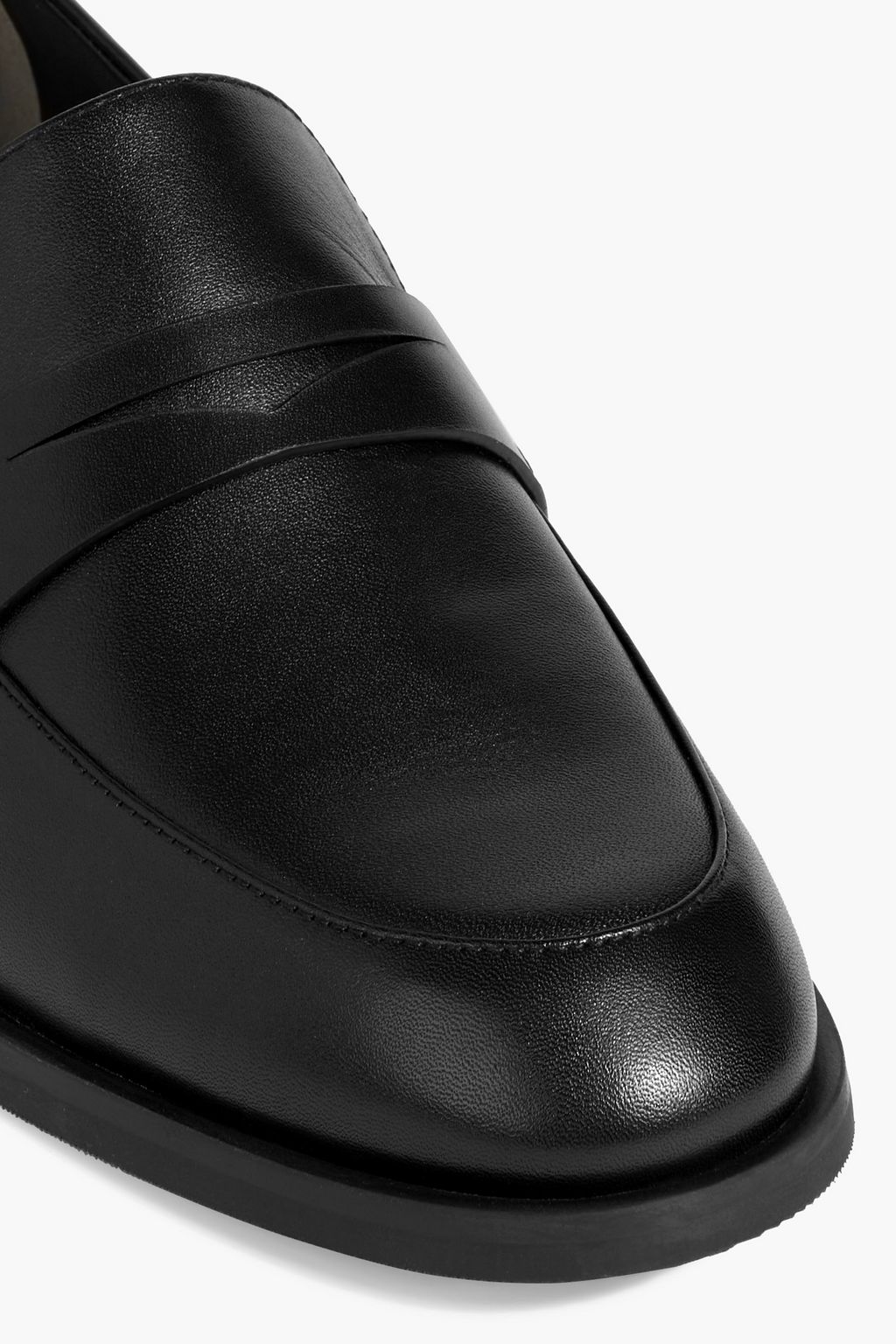 STUART WEITZMAN Emi leather loafers