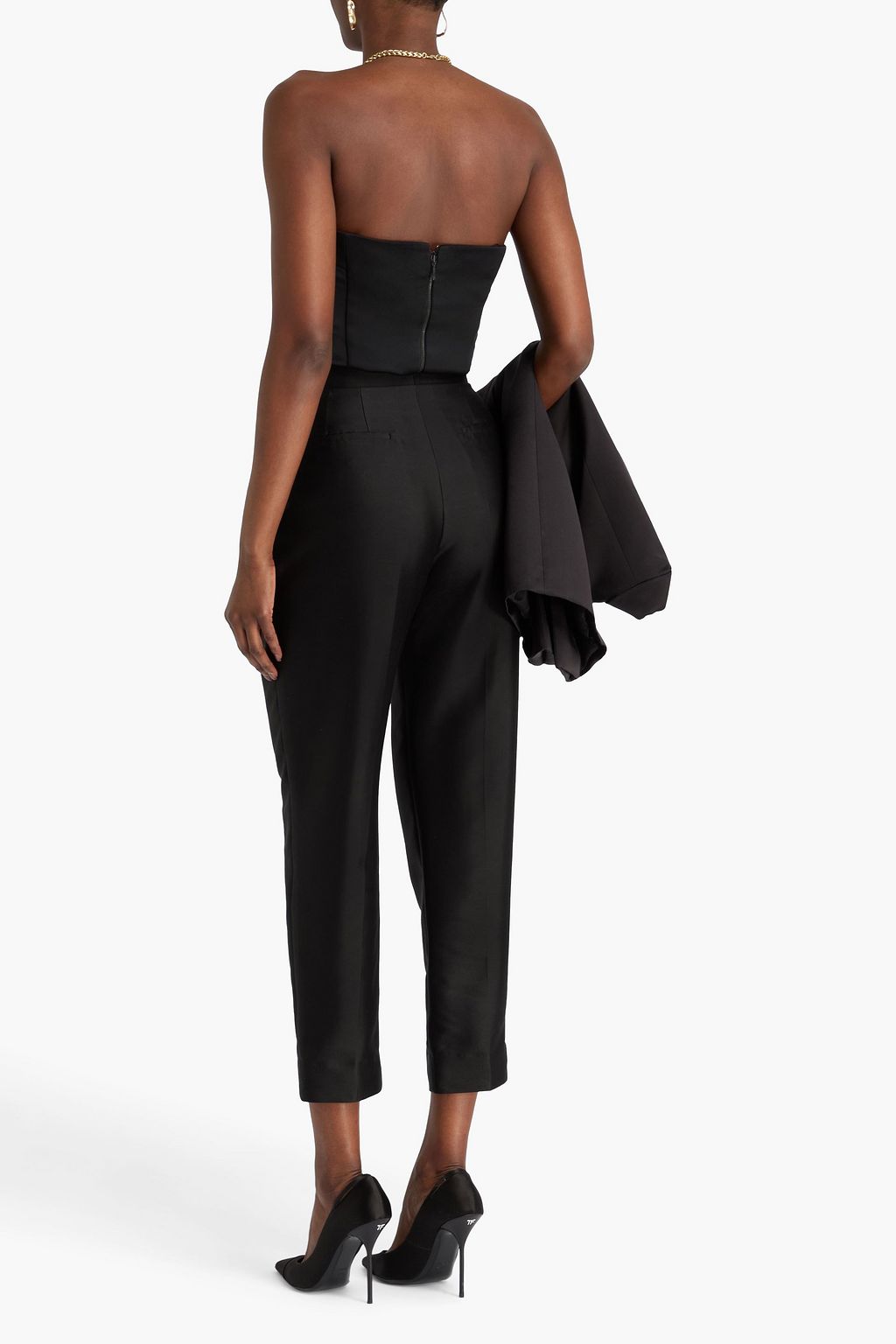 ZIMMERMANN Wool and silk-blend tapered pants