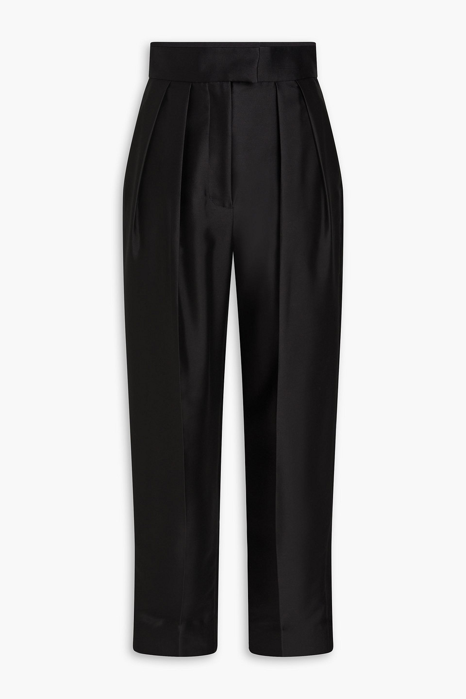 Zimmermann Wool And Silk-blend Tapered Pants