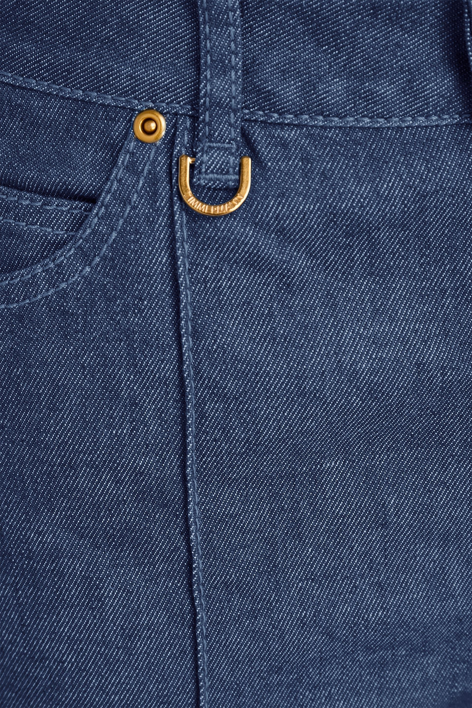 Zimmermann Cropped High-rise Tapered Jeans