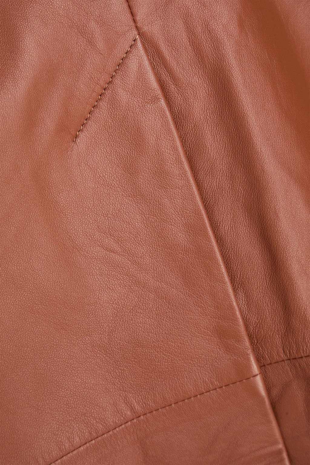 ZIMMERMANN Leather midi pencil skirt